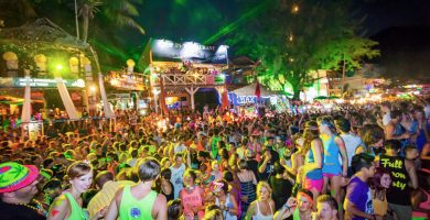 cuando es full moon party en koh phangan tailandia